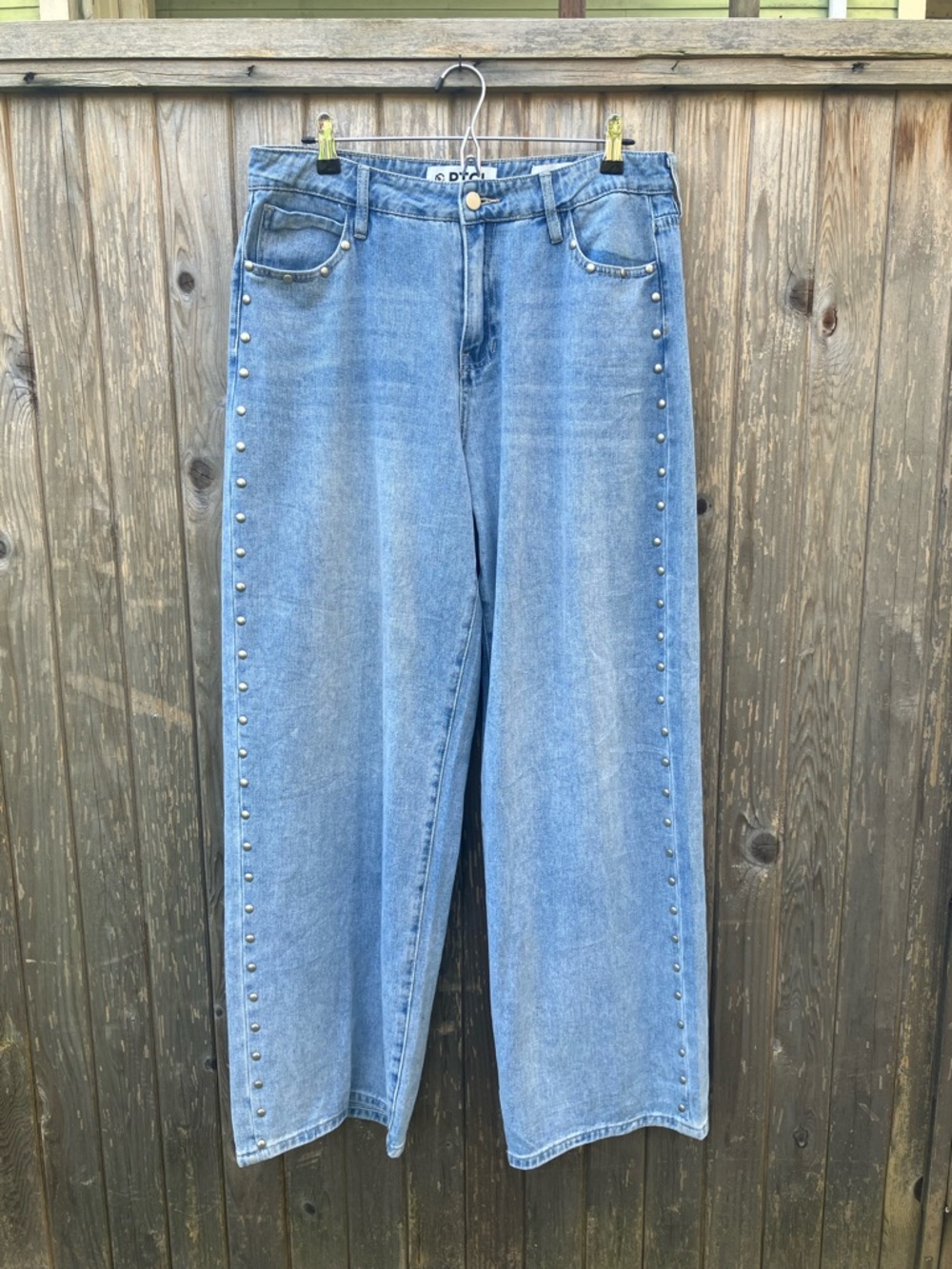PTCL studded wide leg jeans
